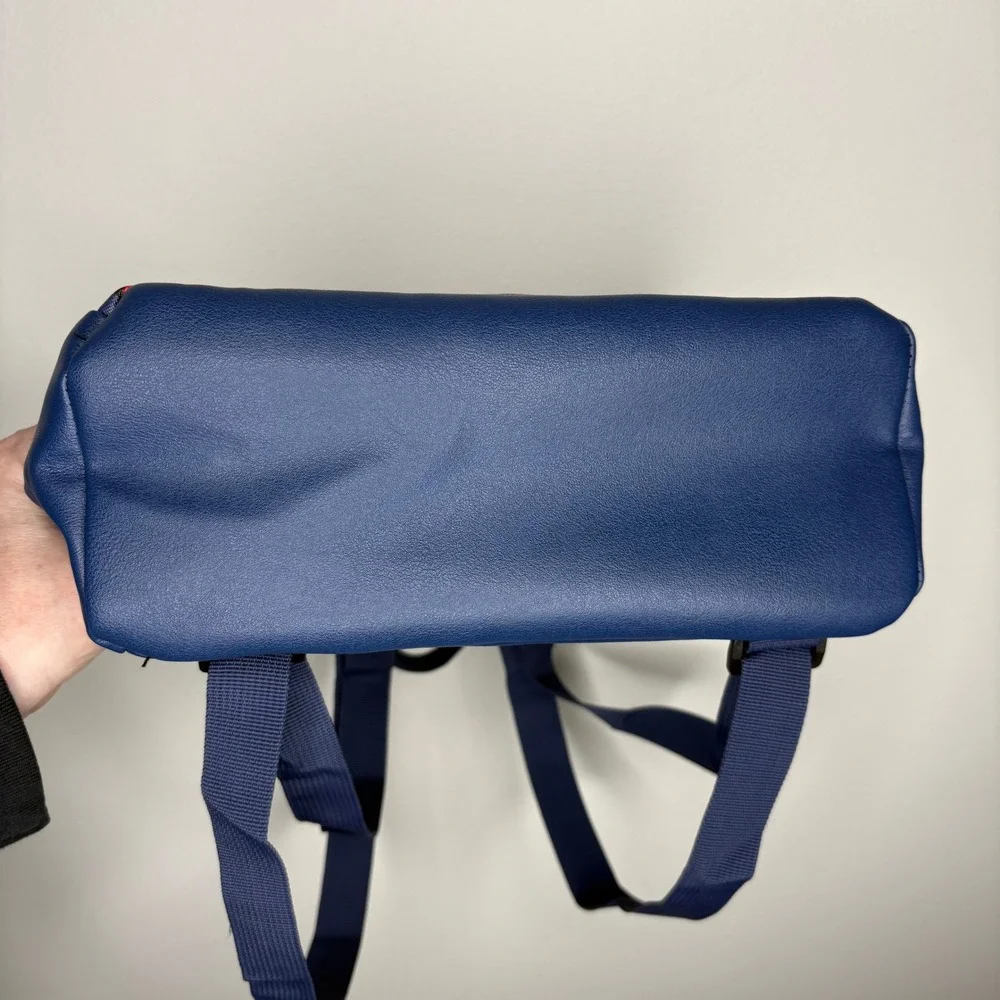 My Hero Academia‎ All Might Chibi Mini Backpack Navy Blue Faux Leather Wing